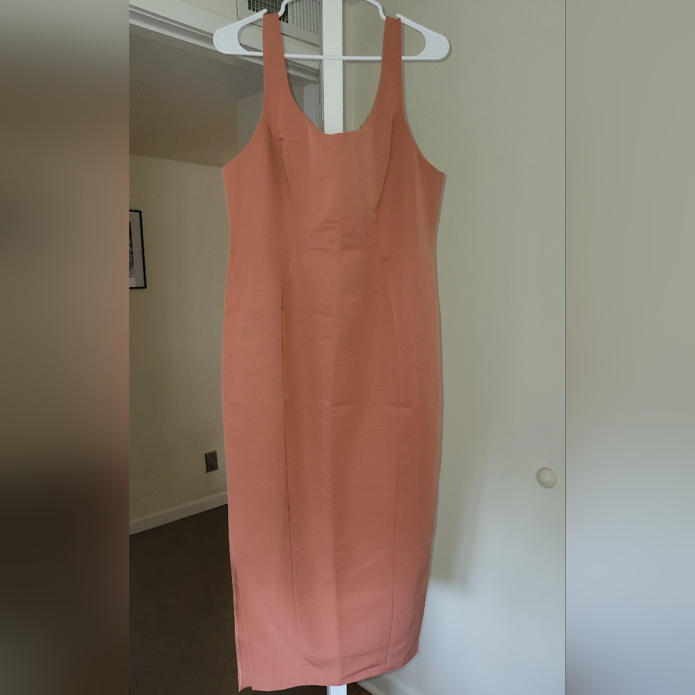 ASOS Coral Midi Dress